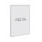 Azar Displays Self Adhesive Clear Acrylic Wall Sign Holder Frame 11'' W x 17'' H - Portrait / Vertical, 2PK 122032-2PK - alternate 4